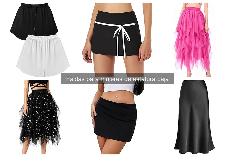 Cómo combinar faldas para mujeres de estatura baja