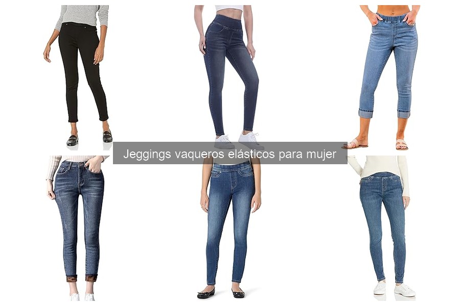 Cómo combinar jeggings vaqueros elásticos para cada ocasión