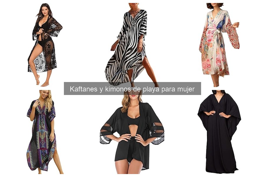 ** Cómo combinar kaftanes y kimonos de playa para mujer