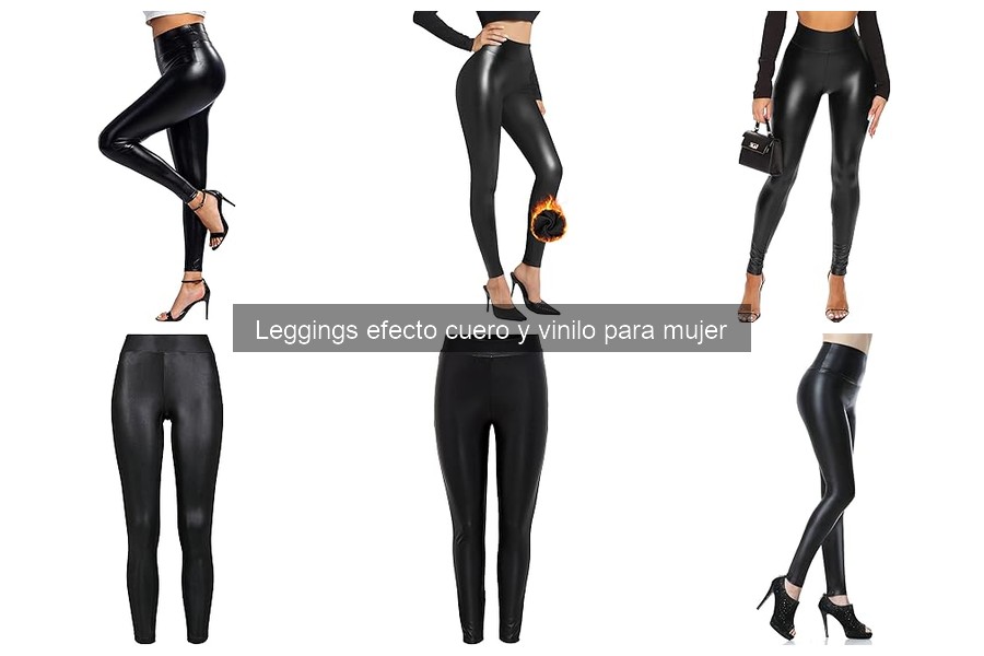Cómo combinar leggings efecto cuero y vinilo en tus outfits