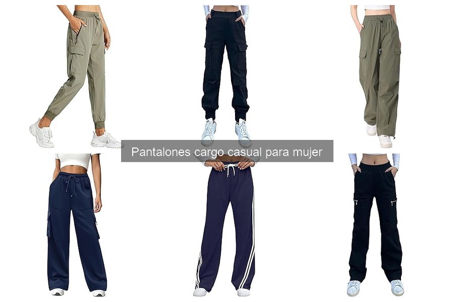 Cómo combinar pantalones cargo casual para mujer