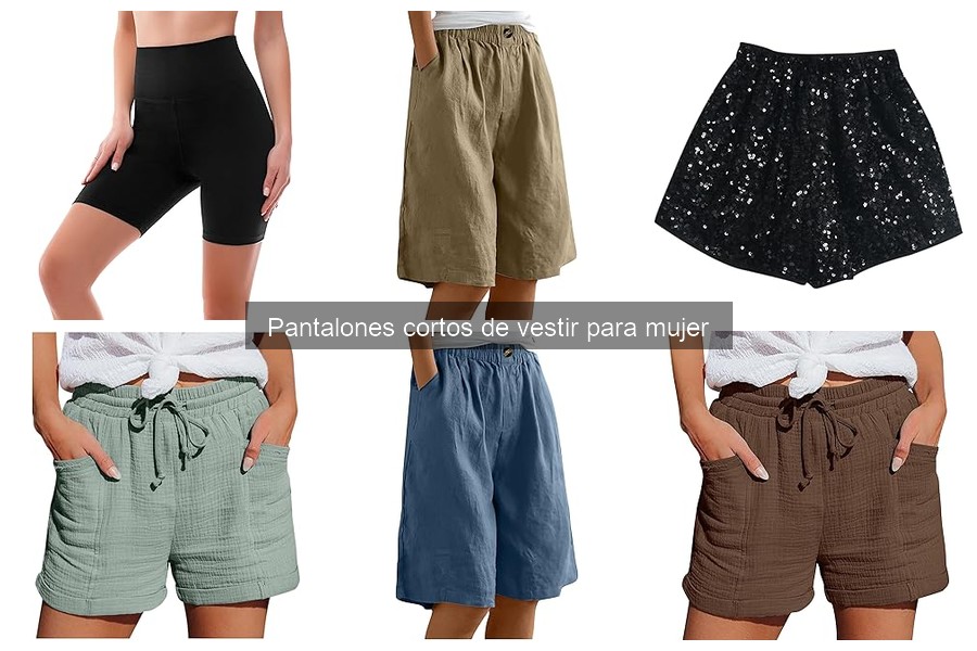 Cómo combinar pantalones cortos de vestir para mujer