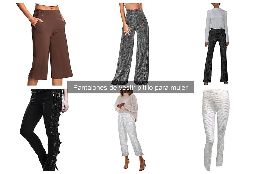 Cómo combinar pantalones de vestir pitillo para mujer