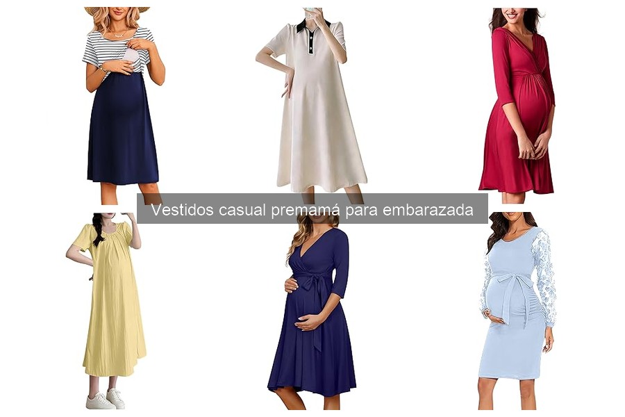 Cómo combinar un vestido casual premamá: consejos prácticos