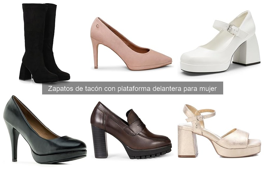 Cómo combinar zapatos de tacón con plataforma delantera