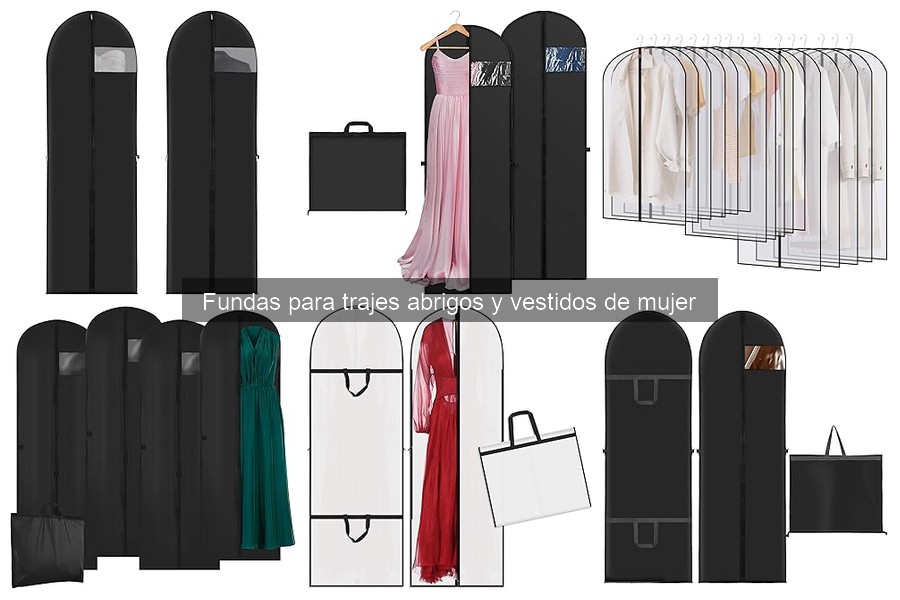Cómo cuidar fundas para trajes y vestidos de mujer
