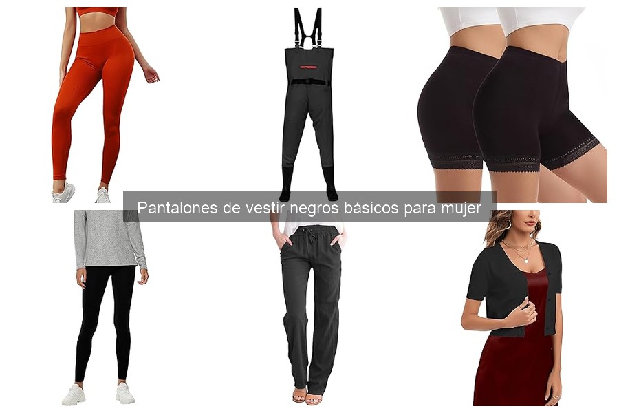 Cómo cuidar tus pantalones de vestir negros básicos para mujer