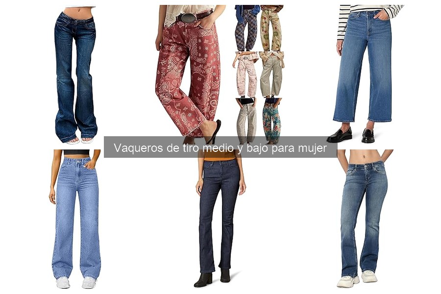 Cómo cuidar vaqueros de tiro medio y bajo para mujer
