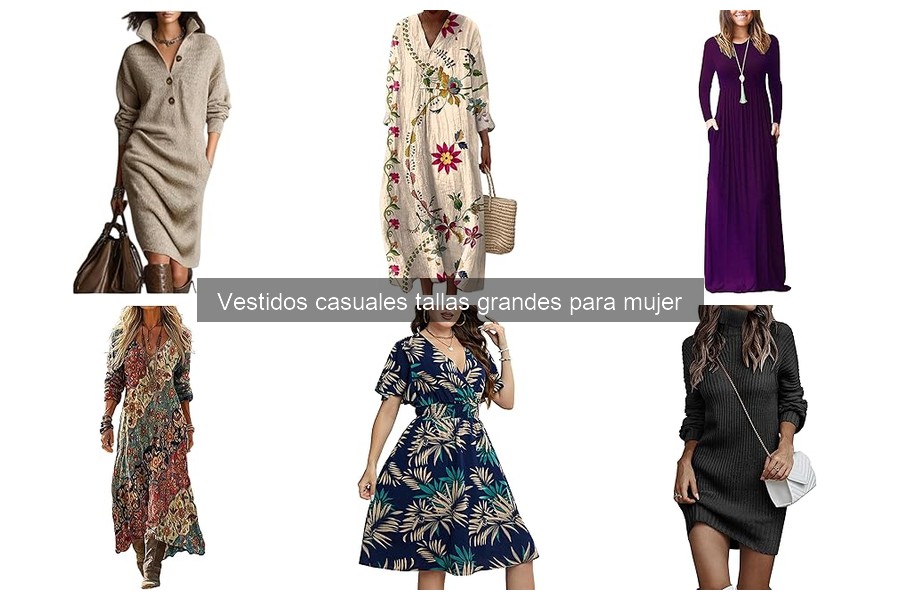 Cómo cuidar vestidos casuales tallas grandes para mujer