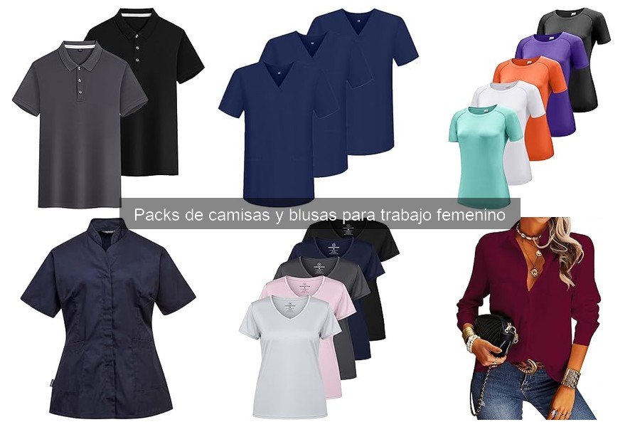 Cómo elegir el mejor pack de camisas y blusas para trabajo