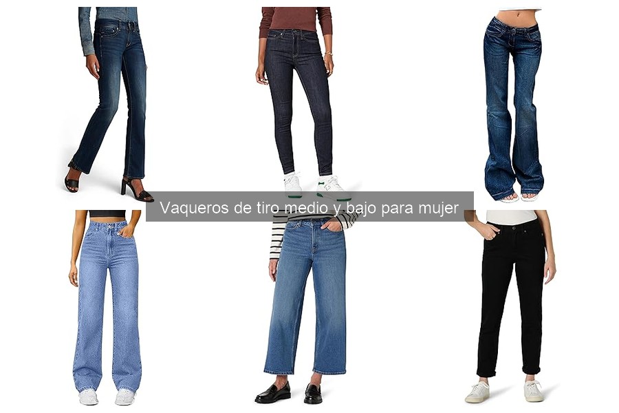 Cómo elegir el tamaño correcto de vaqueros de tiro bajo para mujer