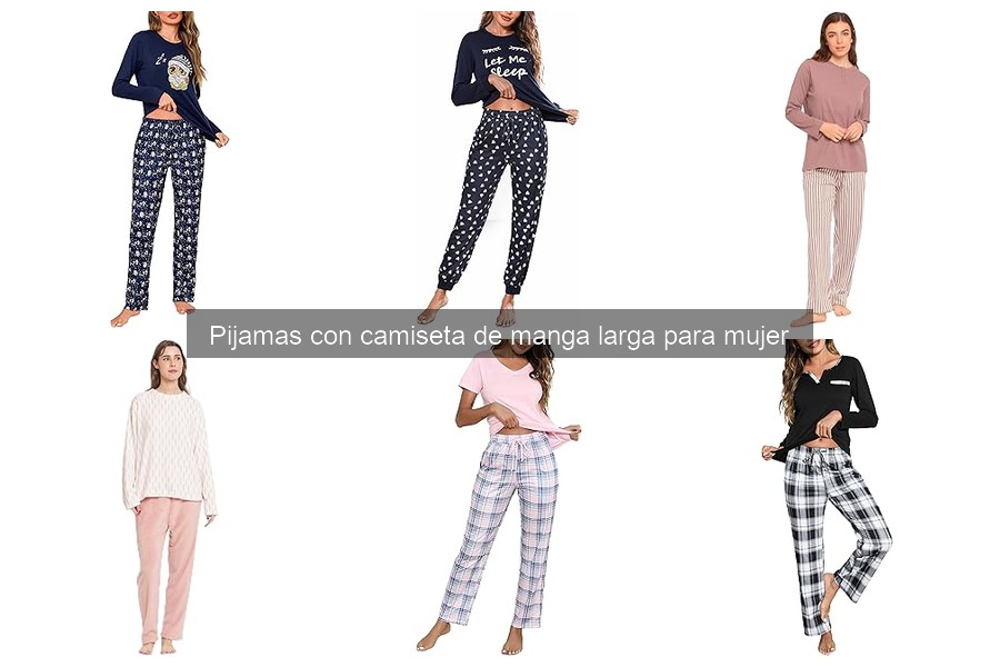 Cómo elegir el tamaño perfecto de pijamas de manga larga para mujer