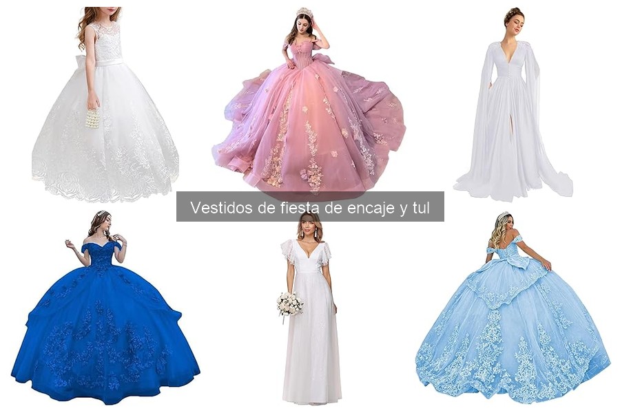 Cómo elegir el vestido de fiesta de encaje y tul ideal
