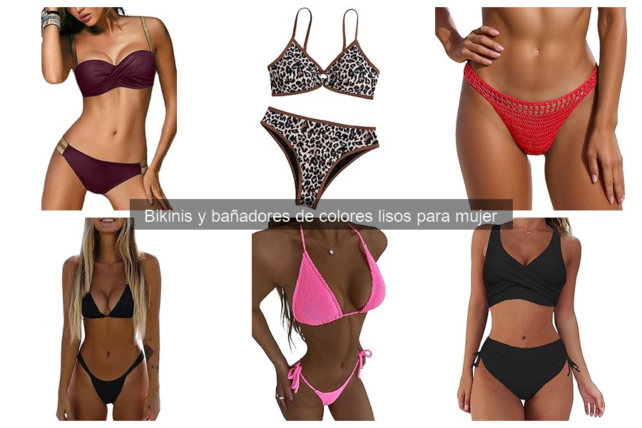 ¿Cómo elegir la talla de bikini liso para mujer?