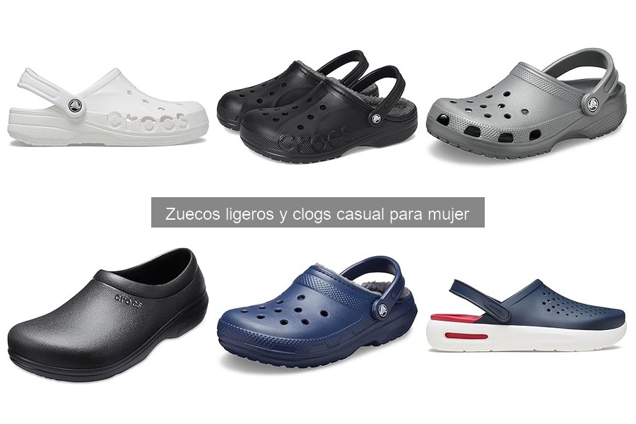 Cómo elegir los zuecos ligeros perfectos para mujer