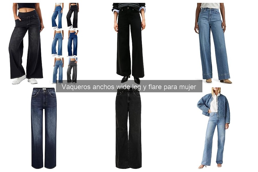 Cómo estilizar vaqueros anchos wide leg y flare para cualquier ocasión