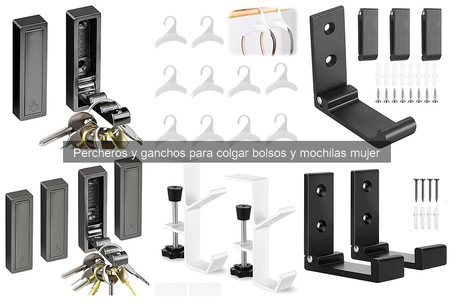 Cómo instalar un perchero para colgar bolsos y mochilas