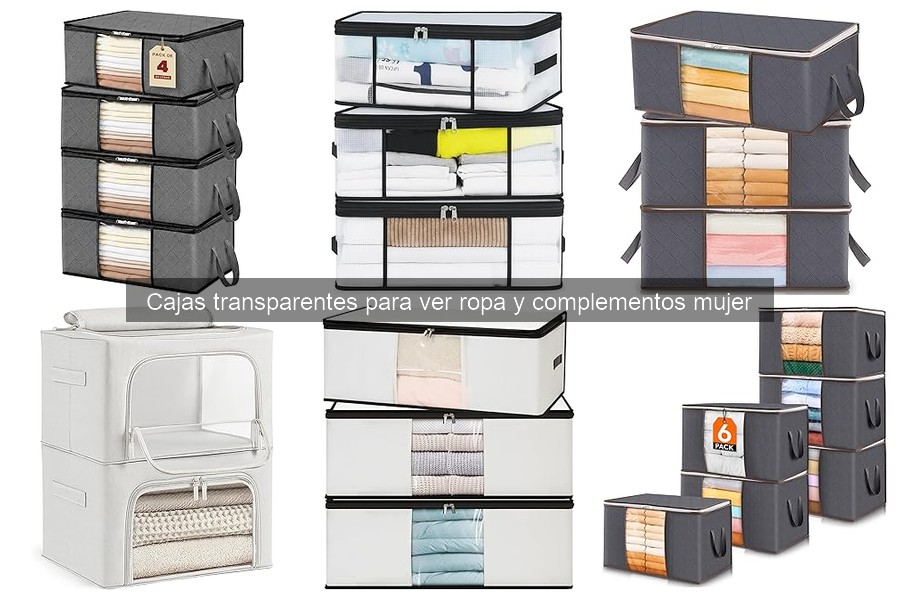 Cómo Limpiar Cajas Transparentes para Ropa y Accesorios