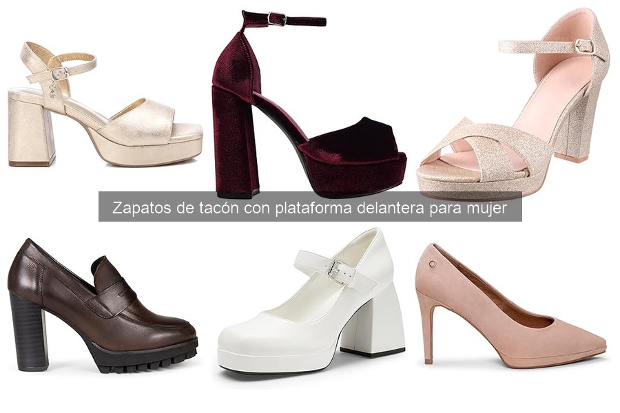 Cómo mantener tus zapatos de tacón con plataforma delantera