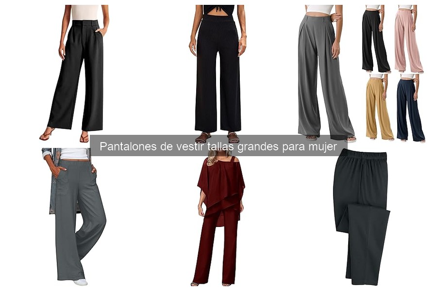 Cómo medir la talla de pantalones de vestir grandes para mujer