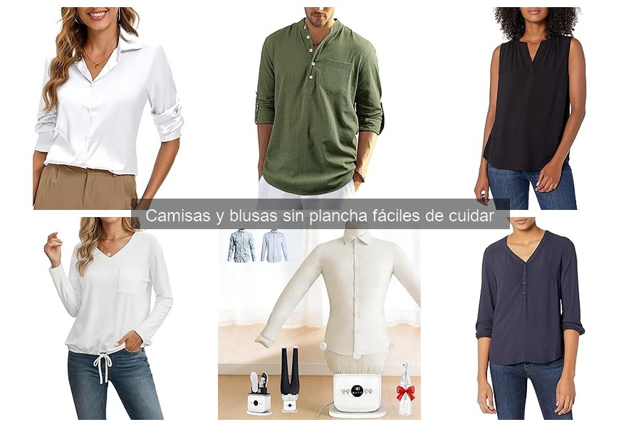 Comparativa: Camisas sin plancha vs camisas tradicionales