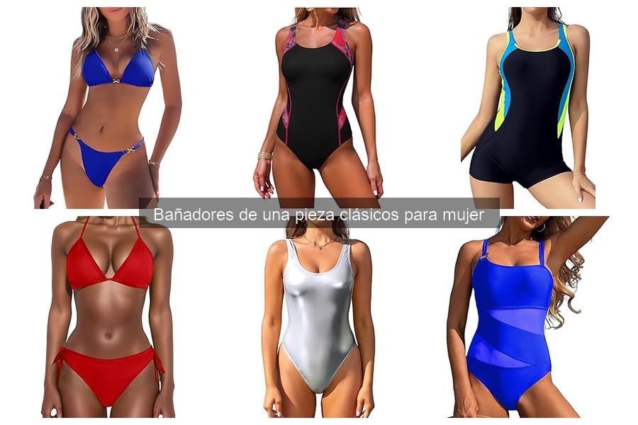 Comparativa de bañadores de una pieza para mujer