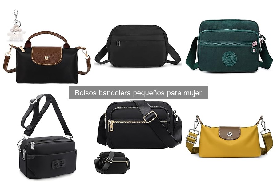 Comparativa de Bolsos Bandolera Pequeños para Mujer