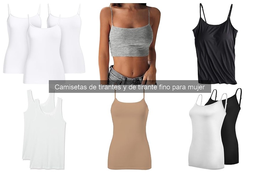 Comparativa de camisetas de tirantes para mujer 2023
