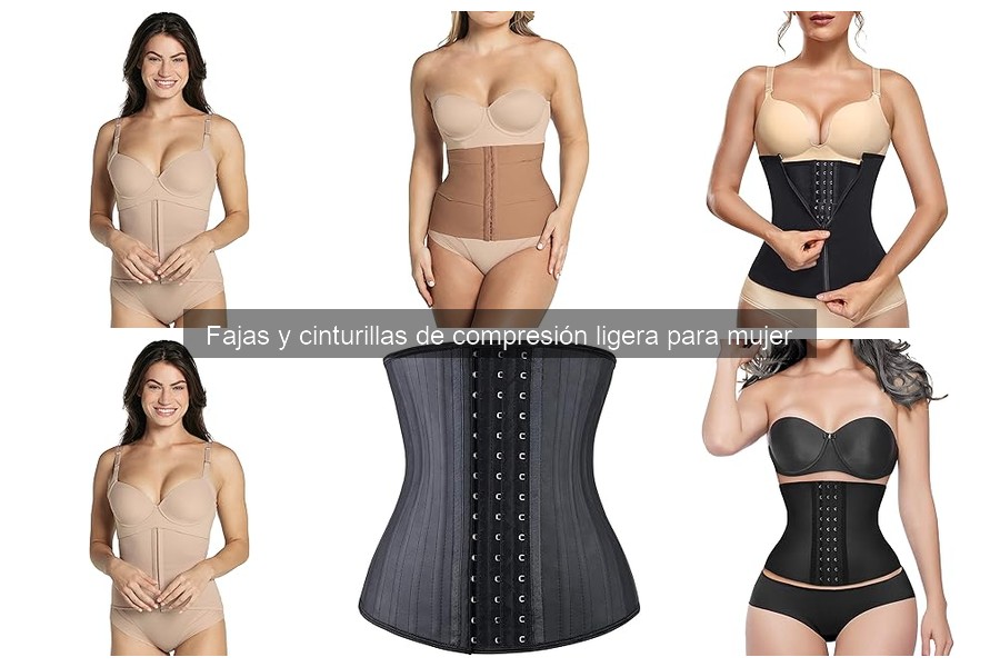 Comparativa de fajas y cinturillas de compresión ligera