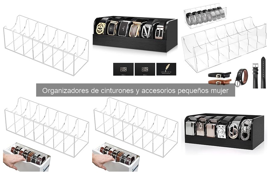 Comparativa de organizadores de cinturones para mujer
