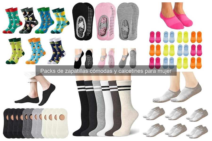 Comparativa de Packs de Zapatillas y Calcetines para Mujer
