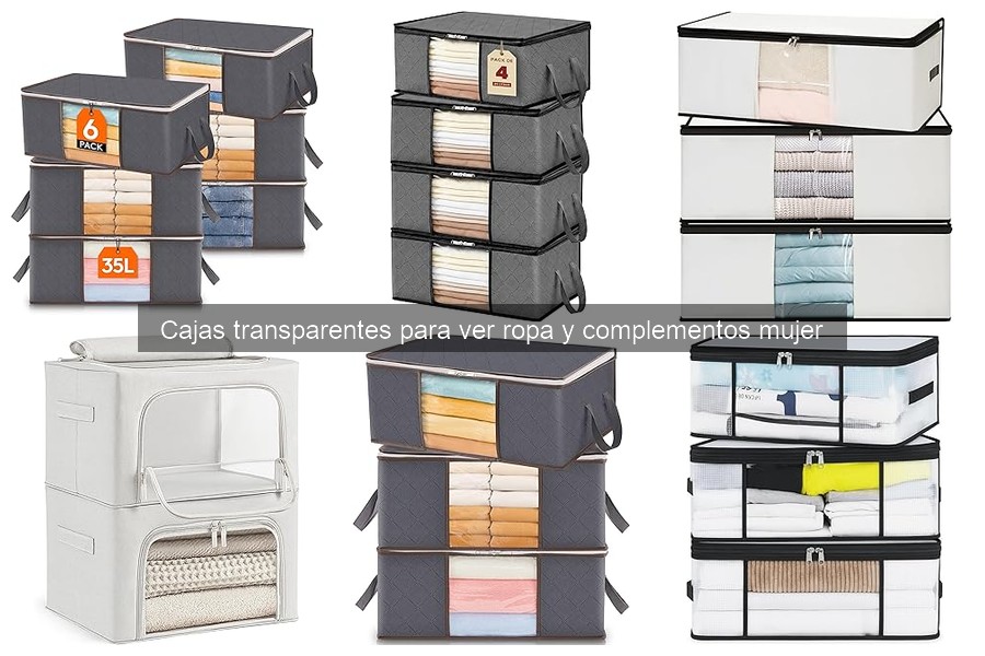 Comparativa de precios: Cajas transparentes para ropa