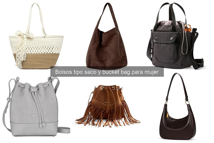 Comparativa de precios de bolsos tipo saco para mujer