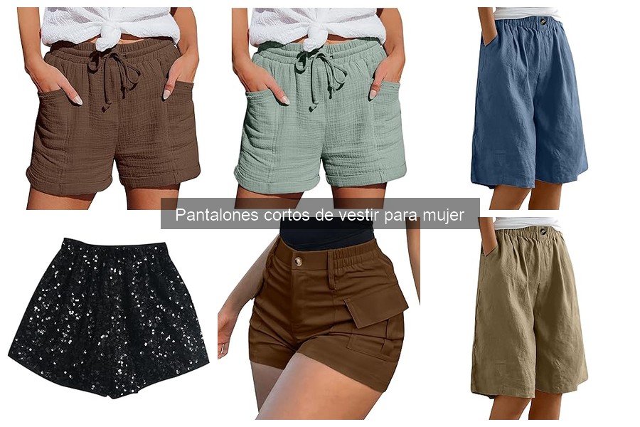 Comparativa de precios de pantalones cortos de vestir para mujer