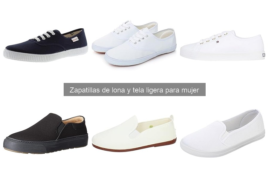 Comparativa de precios de zapatillas de lona para mujer