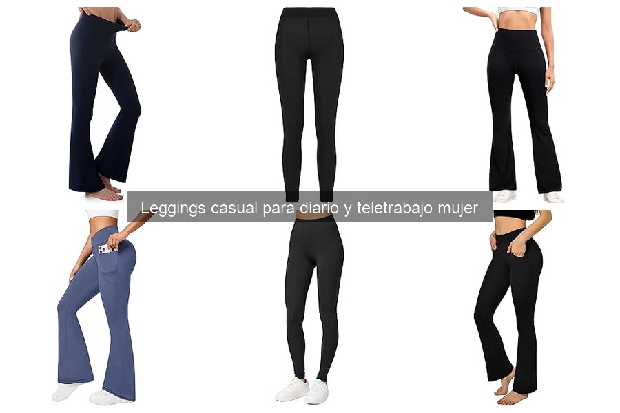 Comparativa de precios en leggings casuales para teletrabajo