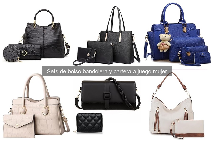 Comparativa de Sets de Bolso Bandolera y Cartera a Juego