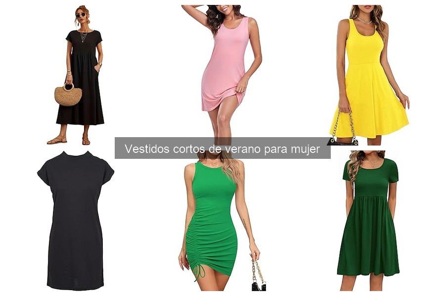 Comparativa de vestidos cortos de verano para mujer