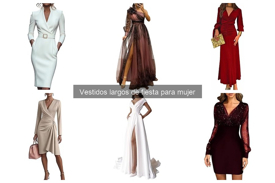 Comparativa de vestidos largos de fiesta según tu figura