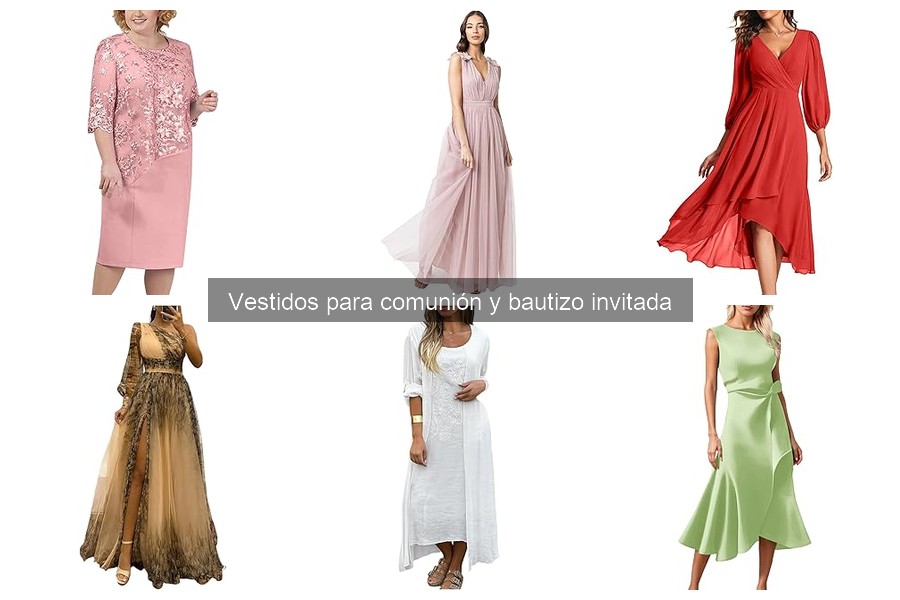 Comparativa de Vestidos para Comunión y Bautizo 2023