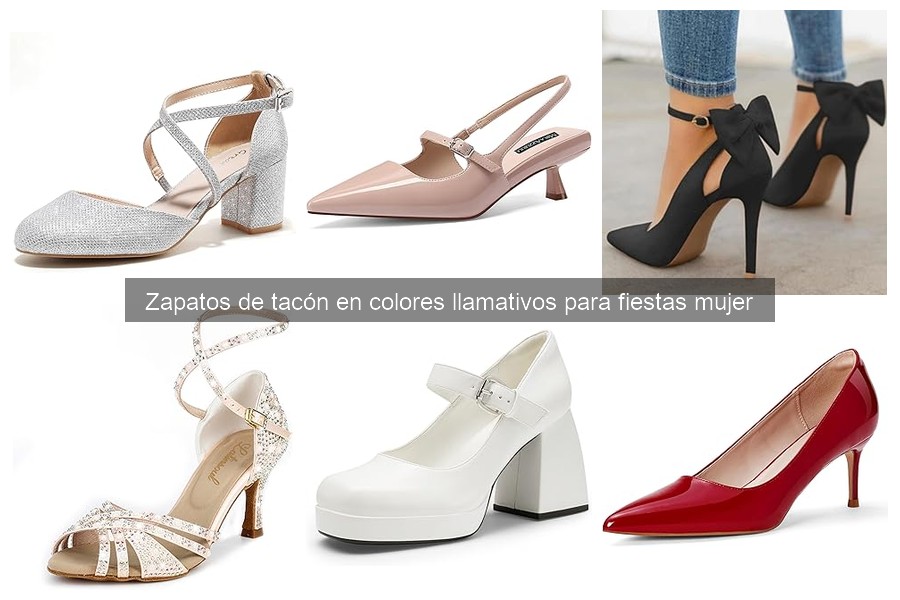 Comparativa de zapatos de tacón para fiestas: estilo y comodidad