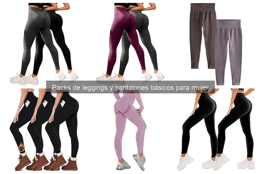 Comparativa: Leggings vs Pantalones Básicos para Mujer