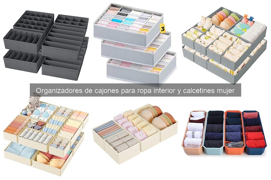 Comparativa: Organizadores de cajones de tela vs plástico