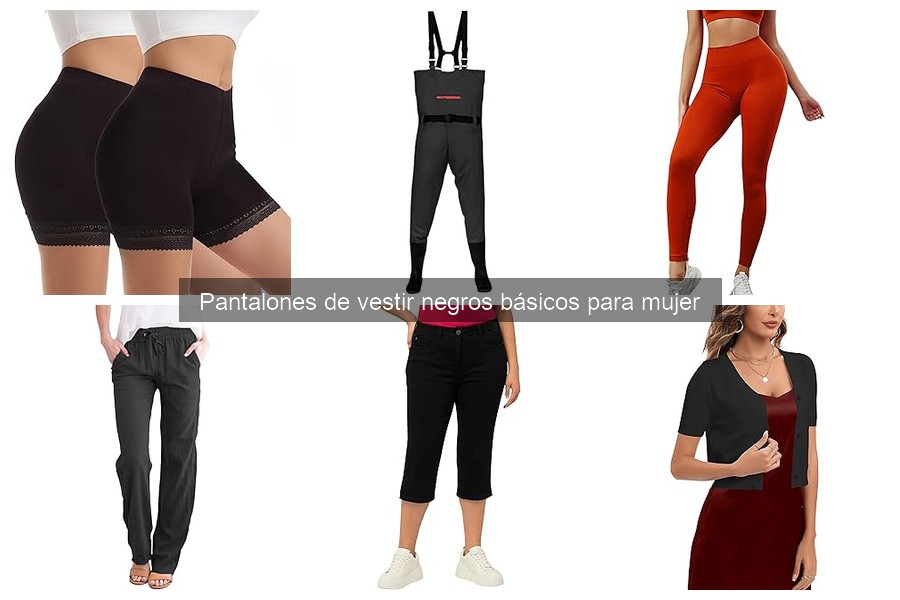 Comparativa: Pantalones de vestir negros vs. pantalones de tela