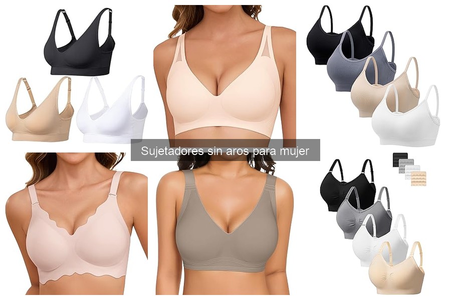 Comparativa: Sujetadores sin aros vs. sujetadores con aros