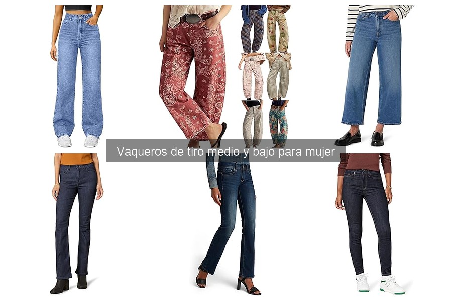 Comparativa: Vaqueros de Tiro Medio vs Alto en Tendencia