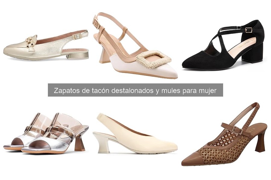 Comparativa: Zapatos de Tacón Destalonados vs Sandalias