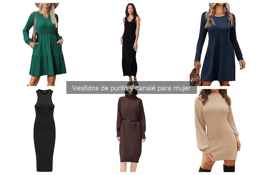 Consejos para elegir la talla ideal en vestidos de canalé