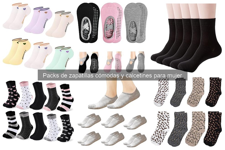 ¿Cuántas zapatillas y calcetines debe tener una mujer?