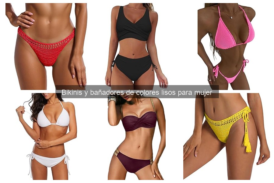 Cuidados y Mantenimiento de Bikinis de Colores Lisos